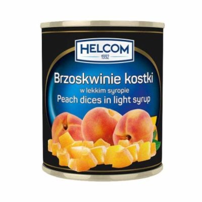 Persikai gabaliukais, HELCOM, 4,1 kg / 3 kg
